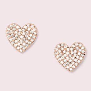 Kate Spade Yours Truly Heart Studs